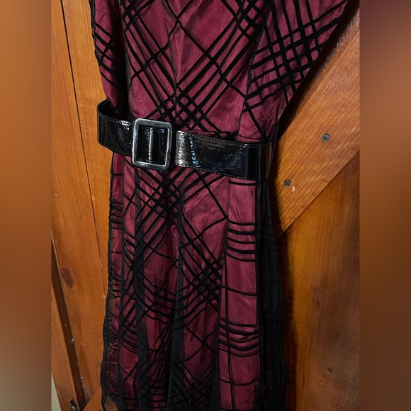 NWT Coldwater Creek Sheer Mesh Jacketed Dress Sz 8 - Picture 13 of 16